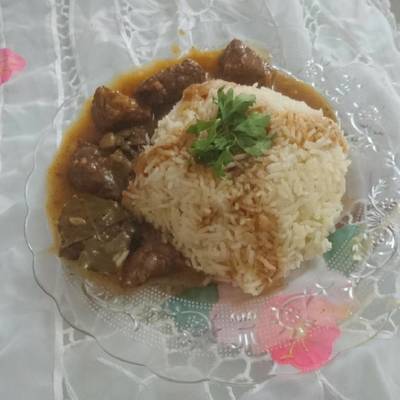  لحمة بالصوص البنى (بيكاتا) 