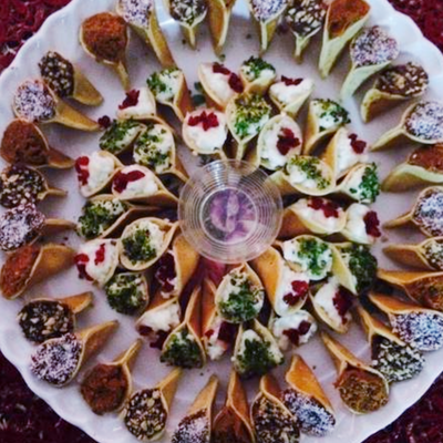  قطايف عصافيري بحشوات مختلفة 