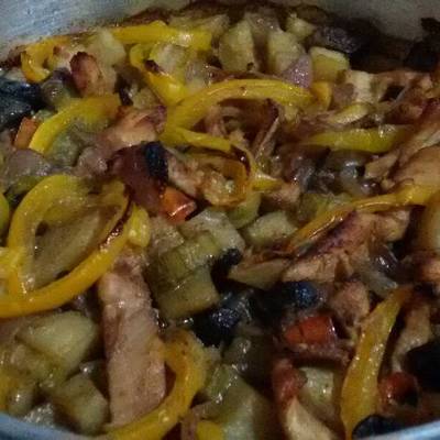  طاجين فاهيتا بالخضار 