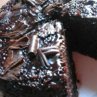  كيكة الشكولاته الغنيه 