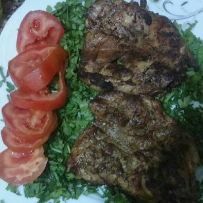  افخاد الدجاج المشوية ع الجريل 
