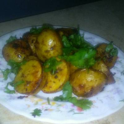  بطاطس مشويه 