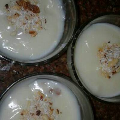  مهلبيه بالمكسرات 