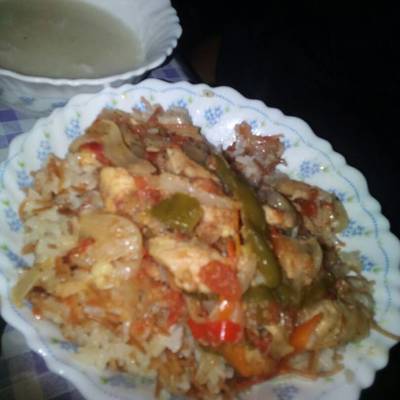  ارز بالشورمة 