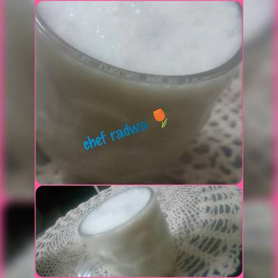  عصير الموز باللبن 