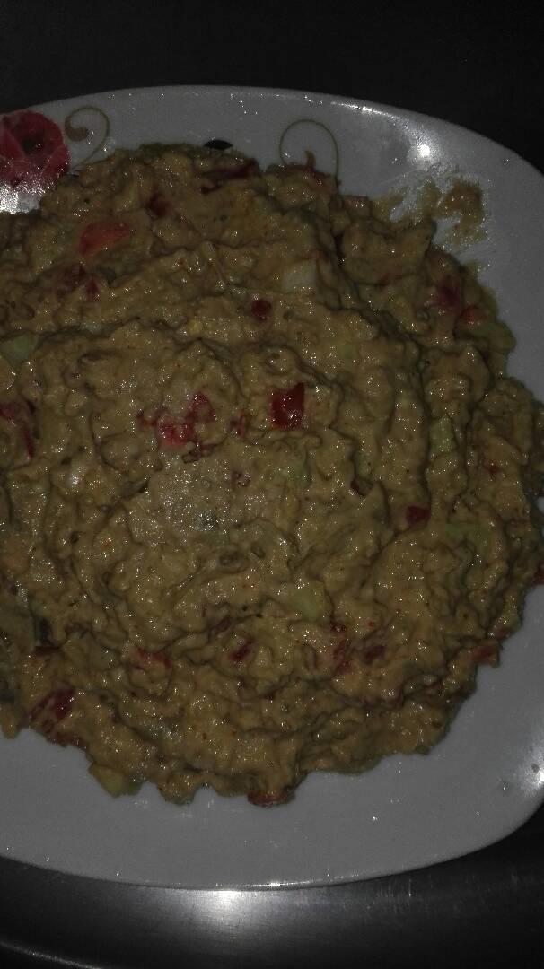  سلطة البازنجان المشوي 