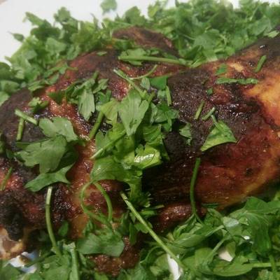  فراخ بالقرفه و الجنزبيل مشويه 