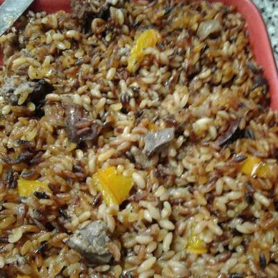  طاجن لسان العصفور بالكبد والقوانص 