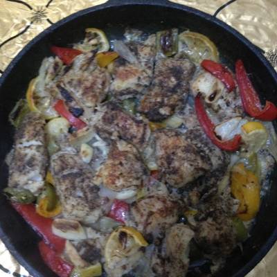  طاجن السمك الفليه بالفرن رووووعه 