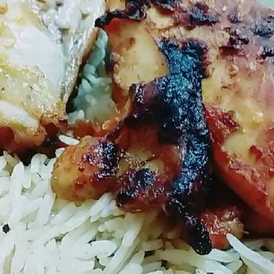  أرز مع فراخ بالخلطه 