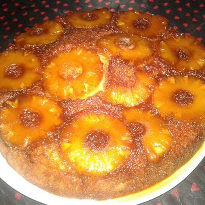  كيكة الأناناس المقلوبة 
