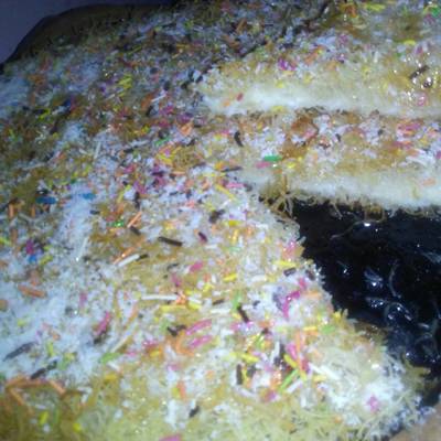  كنافه بالسكاكر 