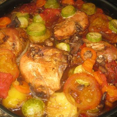  طريقة عمل صينية الدجاج بالخضروات 