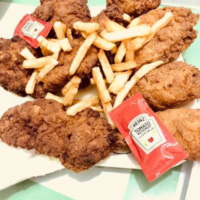  دجاج مقرمش على طريقه كنتاكي 