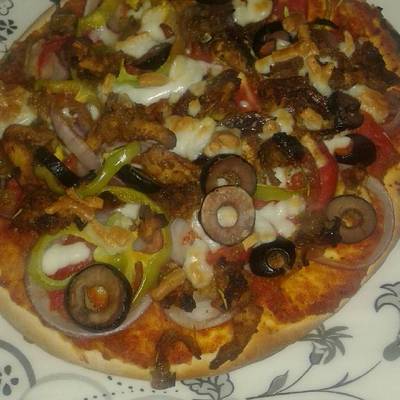  بيتزا بشورما فراخ 