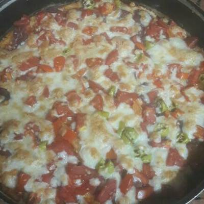  بيتزا بالبسطرمة 