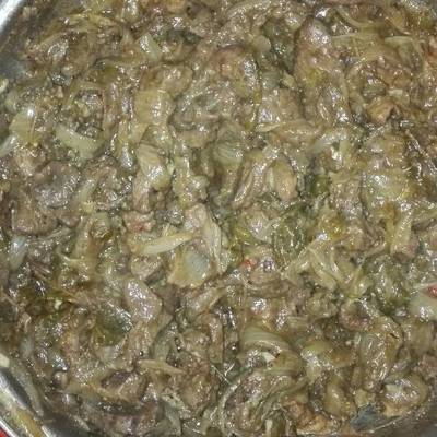  كبدة بالبصل والفلفل زى المطاعم واحلى 