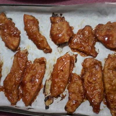  دجاج بصلصة الباربكيو و العسل 
