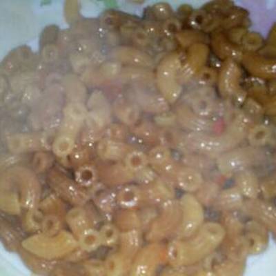  مكرونة محمرة لذيذة 