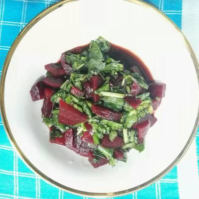  سلطة البنجر و الجرجير