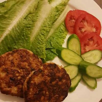  همبرجر فراخ بطريقه جديدة(صحي للدايت) 