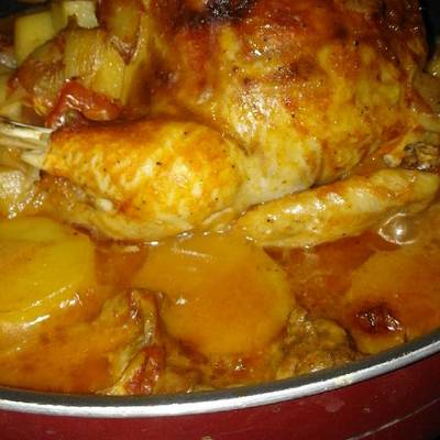  فراخ محشية بالخضروات 