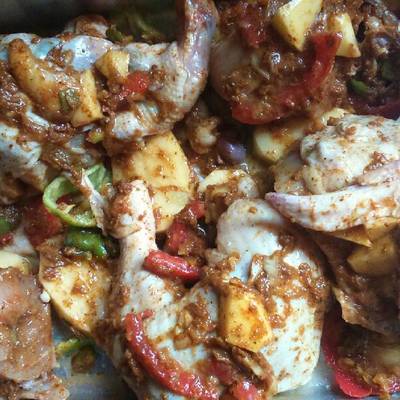  فراخ متبله بالخضار 