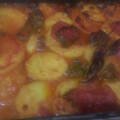  صينة بطاطا بالفرن 