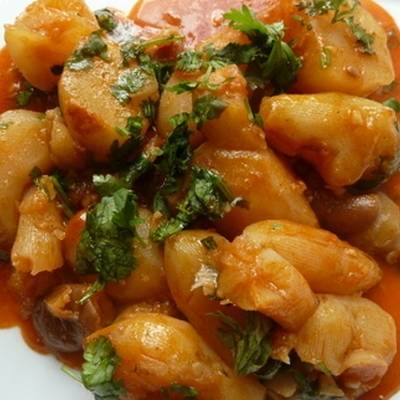  طريقة عمل قلقاس باللحمة 