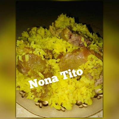  رز باللحمه والكركم والكارى 