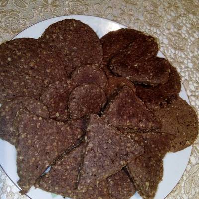  بسكوت الشوفان بالكاكاو و القرفه 