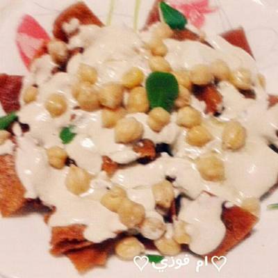  فتة الحمص سهلة وطعم طيب