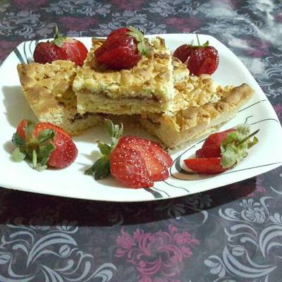  كيكة المبشورة بالمربى 