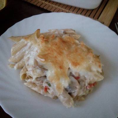  معكرونة بالبشاميل 