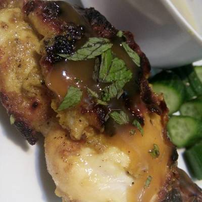  دجاج تكا بالفرن مع سويت اند ساور صوص 