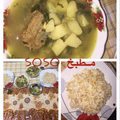  بطاطس سلق ولمون 