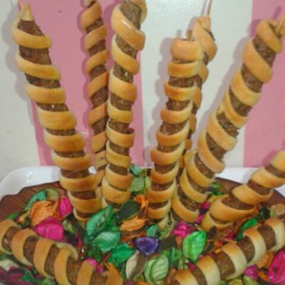  لفائف الكباب 