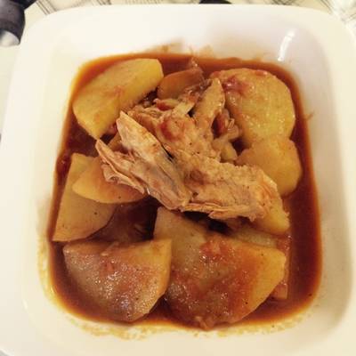  صينية بطاطا ودجاج 