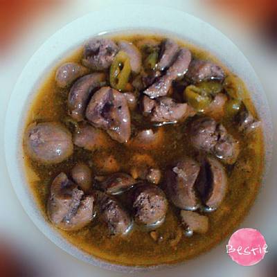  قلب وكلاوي (إسبايسي) 