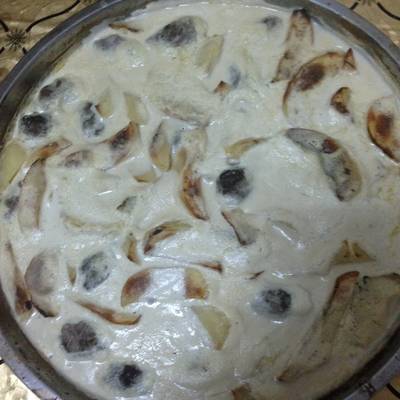  كفته مع البطاطا والطحينه بتشهي 