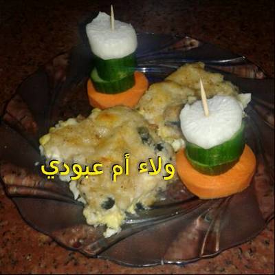  البيض بالبشاميل 