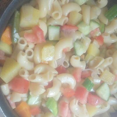  معكرونه بالخُضار 