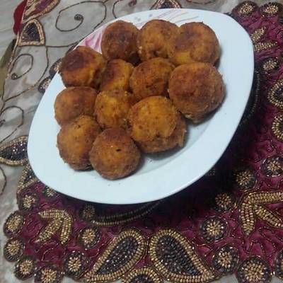  كرات الكفتة بالبطاطس واللحمه المفرومة 