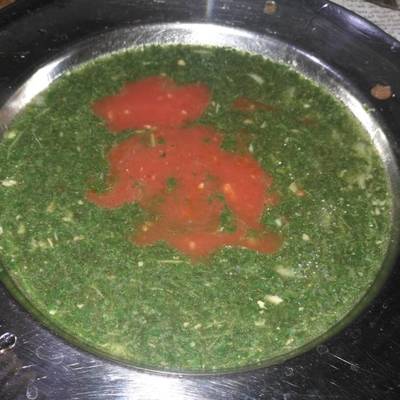  الملوخية الخضراء بالدمعة 