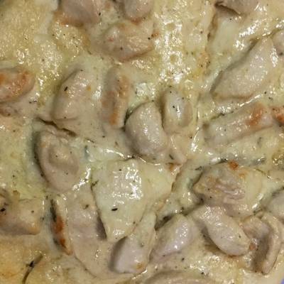  بيتزا دجاج بصوص الرانش 