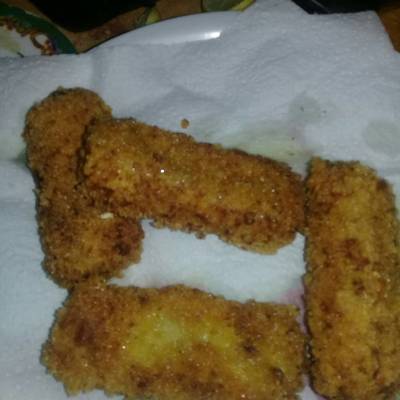  بطاطس بانيه محشيه جبنه وفلفل حار 