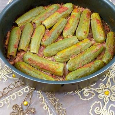  كوسه باللحمه المفرومه 