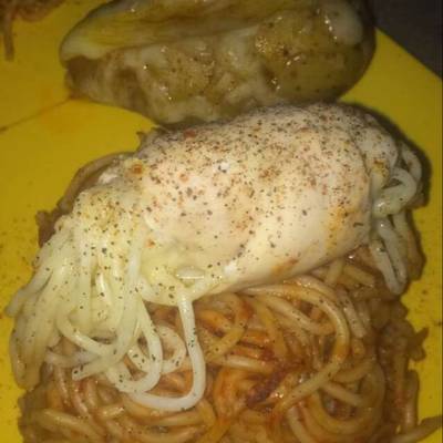  صدور دجاج محشية مكرونة مع جبنة موزريلا 