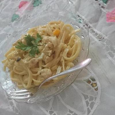  مكرونة الفريدو بالدجاج اللذيذة 