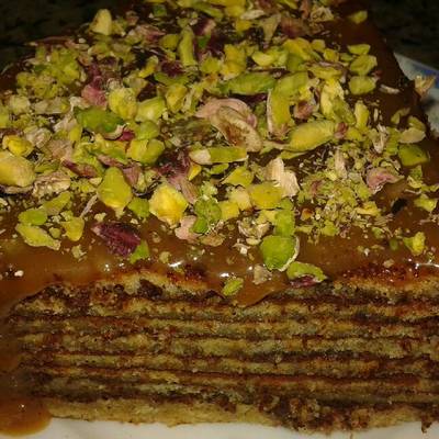  كيك طبقات القرفه 